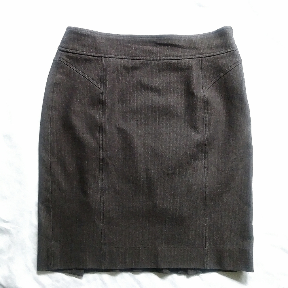 Banana Republic skirt stretch pencil herringbone